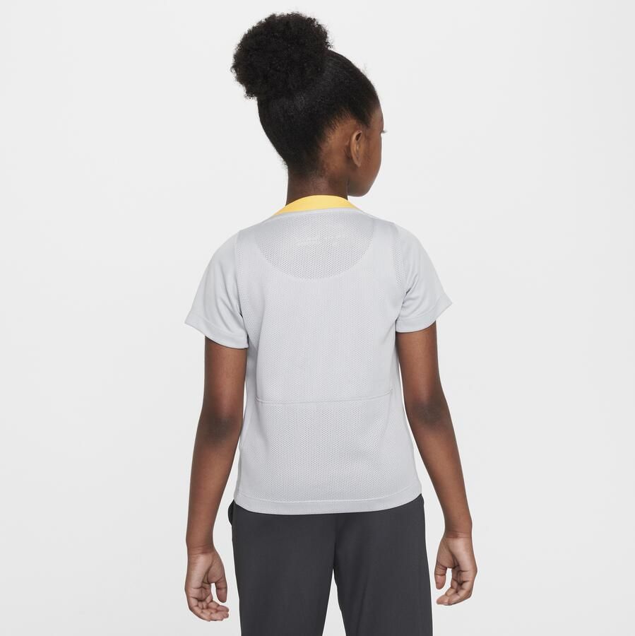 Nike Liverpool FC Academy Pro Derde Dri-FIT voetbaltop met korte mouwen voor kleuters Grijs - Foto 4