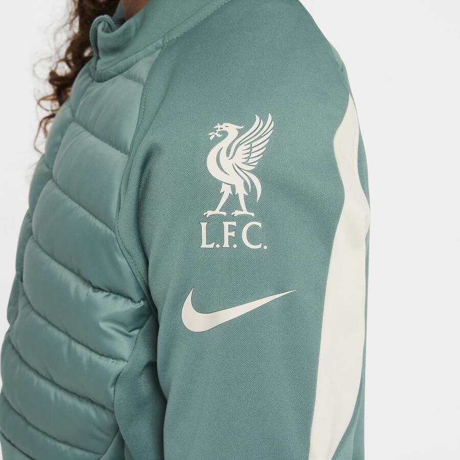 Nike Liverpool FC Academy Winter Warrior Therma-FIT voetbaltrainingstop voor kids Groen - Foto 2