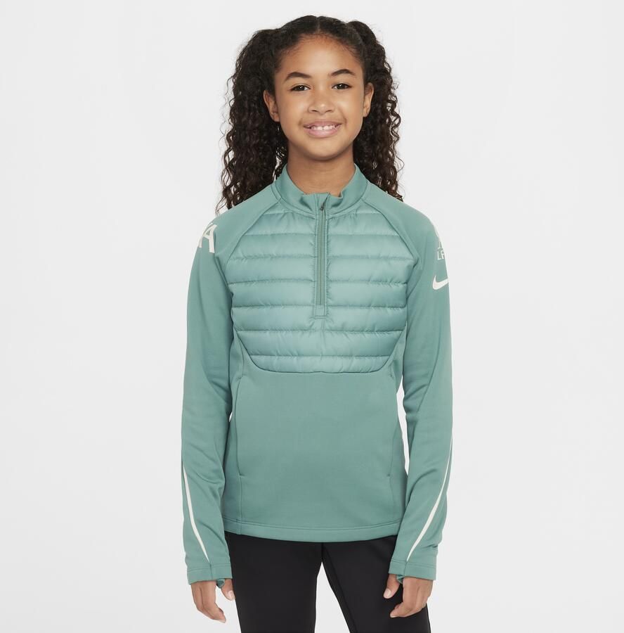 Nike Liverpool FC Academy Winter Warrior Therma-FIT voetbaltrainingstop voor kids Groen - Foto 3