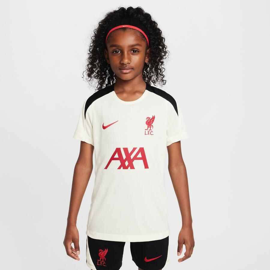 Nike Liverpool FC Strike Special Edition Dri-FIT knit voetbaltop met korte mouwen voor kids Wit - Foto 3