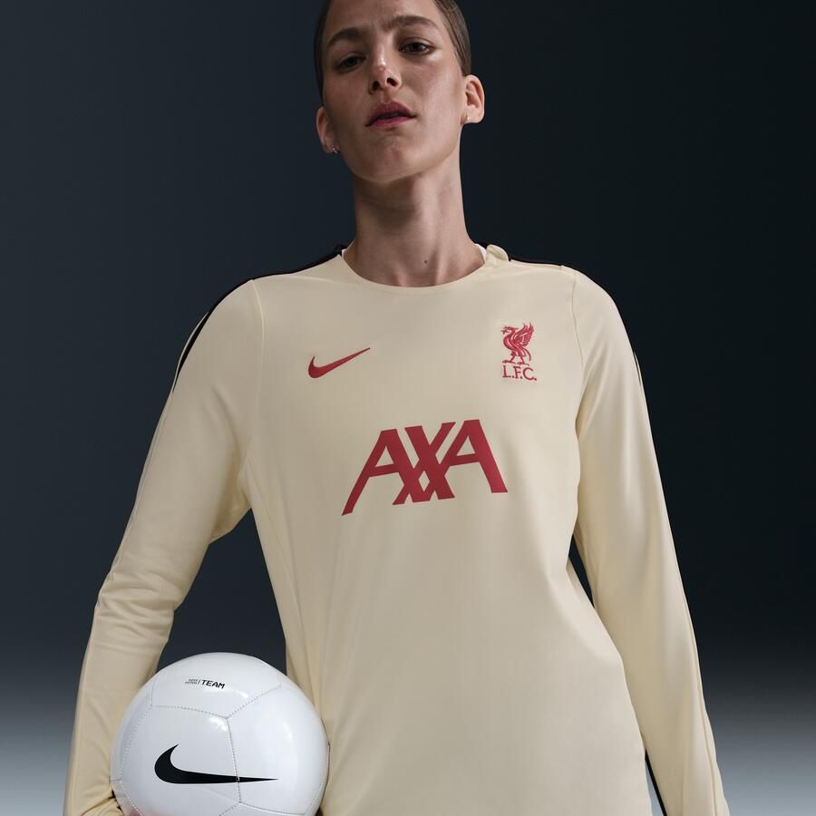 Nike Liverpool FC Strike Special Edition Dri-FIT knit voetbaltop met ronde hals voor dames Wit - Foto 3