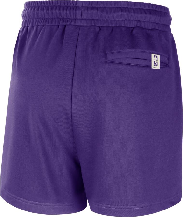 Nike Los Angeles Lakers Club Courtside NBA-fleeceshorts voor heren Paars