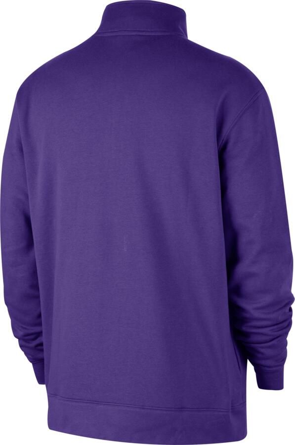 Nike Los Angeles Lakers Club Courtside NBA herentop met halflange rits Paars