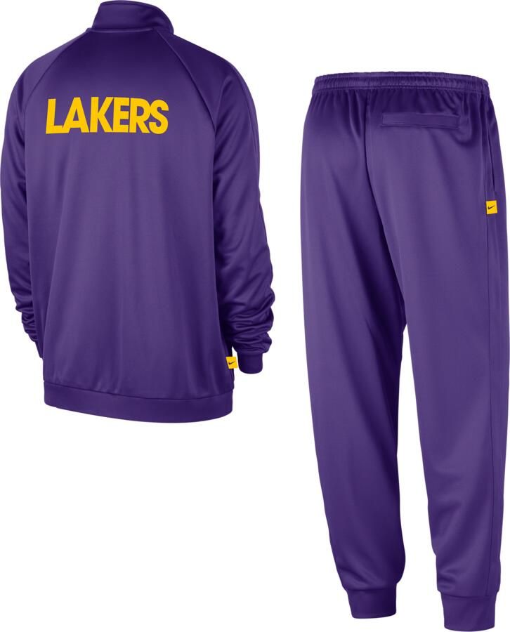 Nike Los Angeles Lakers Club Courtside NBA-trainingspak voor heren Paars - Foto 3