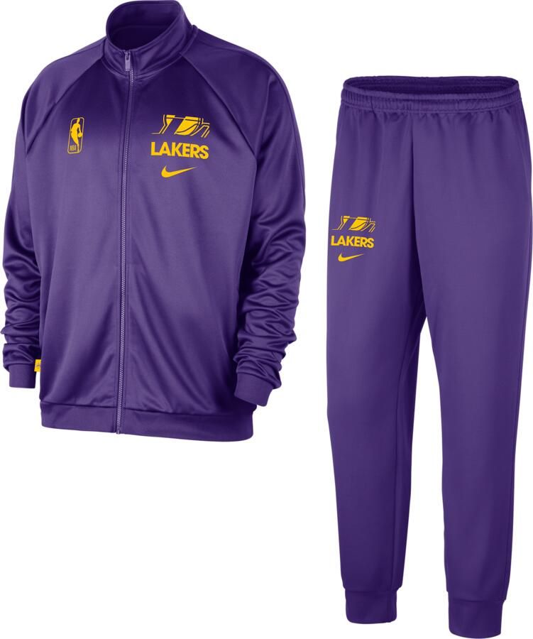 Nike Los Angeles Lakers Club Courtside NBA-trainingspak voor heren Paars