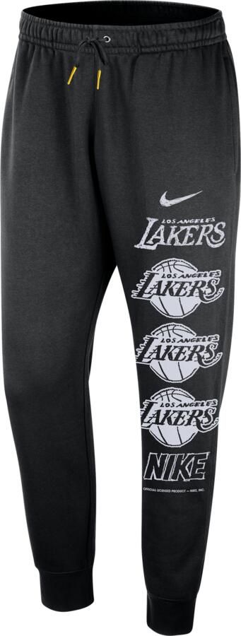 Nike Los Angeles Lakers Courtside NBA Club fleece joggingbroek voor heren Zwart - Foto 2