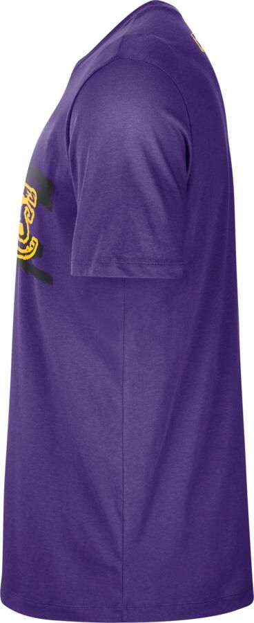 Nike Los Angeles Lakers Courtside NBA T-shirt voor heren Paars