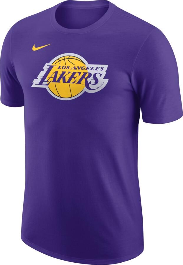 Nike Los Angeles Lakers Essential NBA T-shirt voor heren Paars - Foto 2