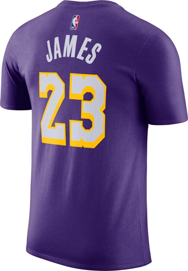 Nike Los Angeles Lakers Essentials NBA shirt voor heren Paars