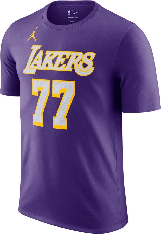 Nike Los Angeles Lakers Essentials NBA shirt voor heren Paars - Foto 2