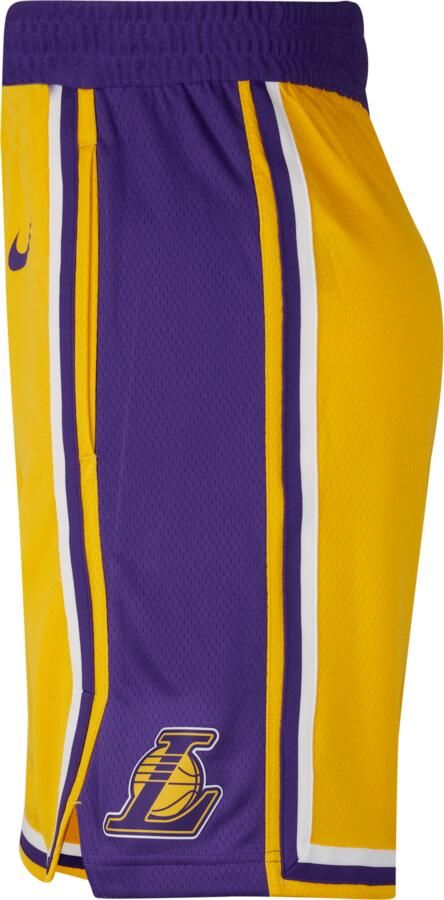 Nike Los Angeles Lakers Icon Edition Swingman NBA-herenshorts Geel - Foto 5