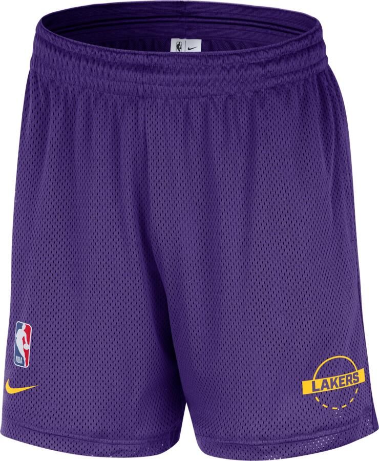 Nike Los Angeles Lakers NBA-herenshorts met mesh Paars - Foto 3