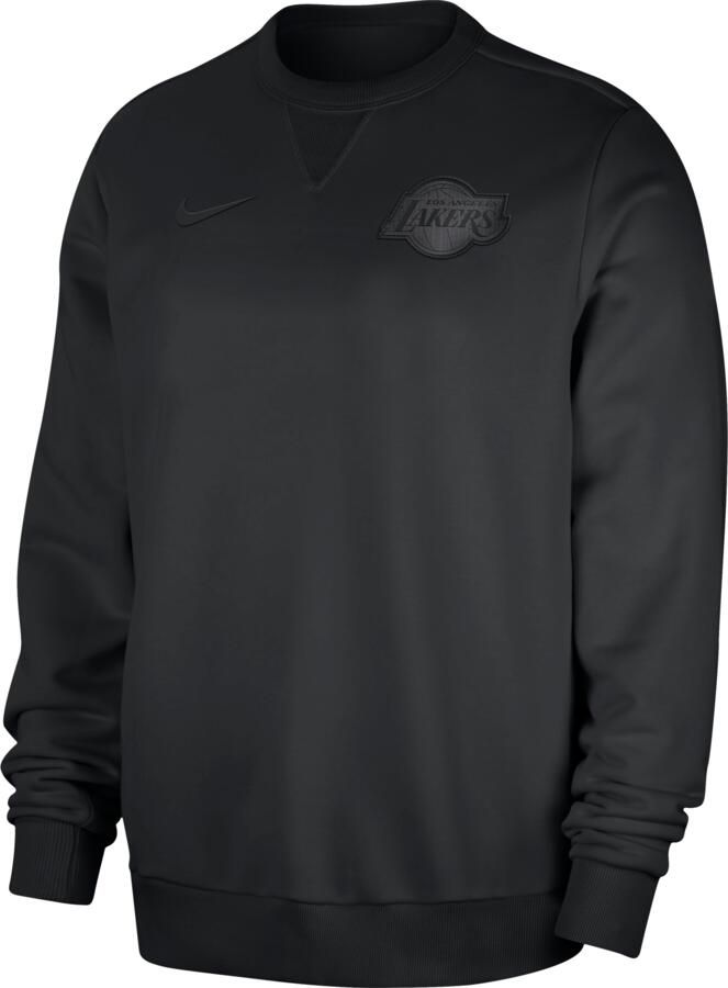 Nike Los Angeles Lakers Standard Issue NBA-sweatshirt met ronde hals en Dri-FIT voor heren Zwart - Foto 3