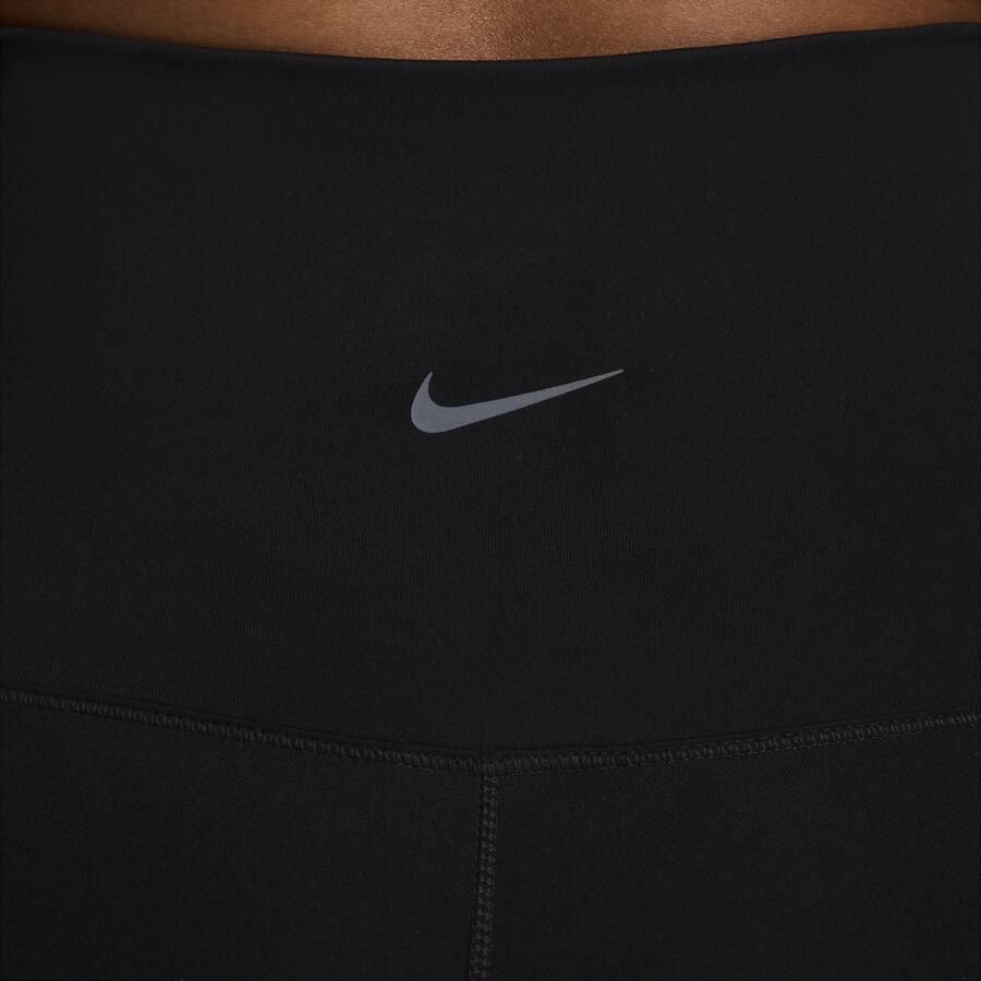 Nike (M) One 7 8-legging met hoge taille en zakken voor dames (zwangerschapskleding) Zwart - Foto 2