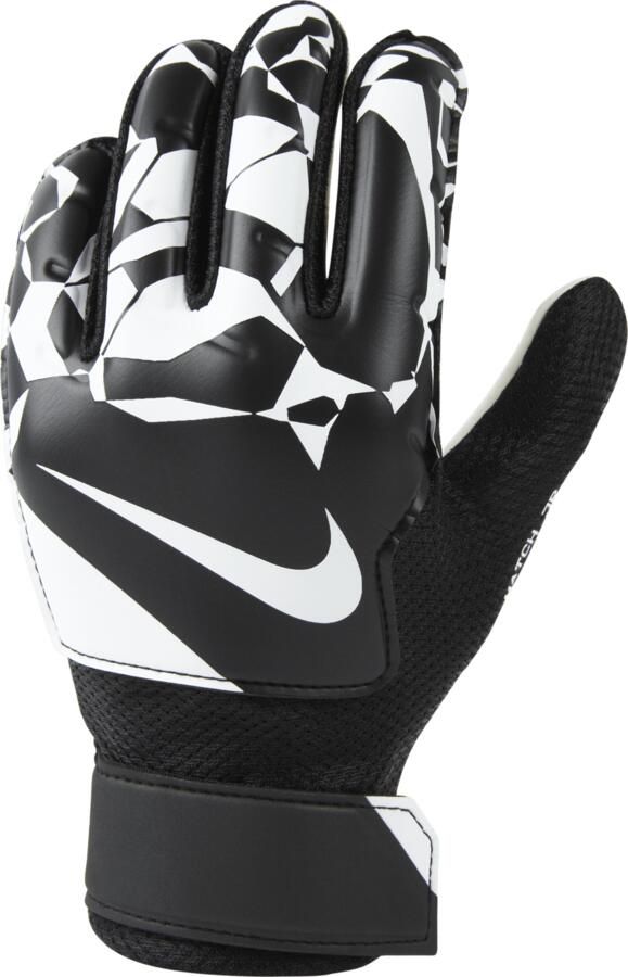 Nike Match Jr. Goalkeeper voetbalhandschoenen voor kids Zwart