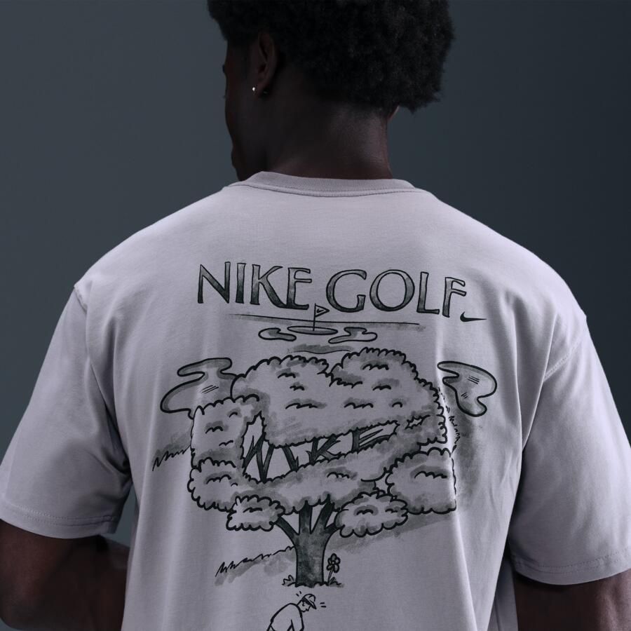 Nike Max90 golfshirt voor heren Grijs