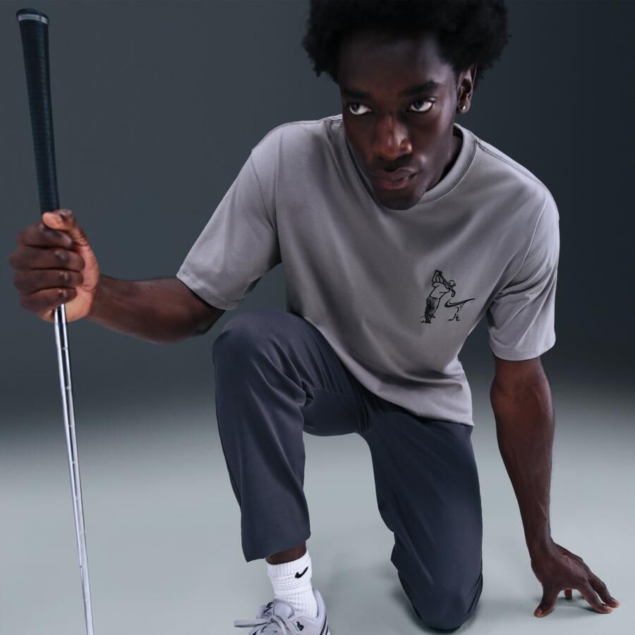 Nike Max90 golfshirt voor heren Grijs - Foto 2