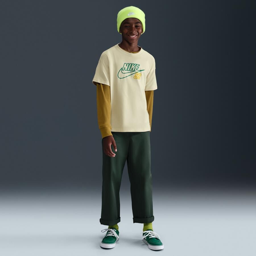 Nike Max90 Skate T-shirt voor kids Bruin - Foto 3