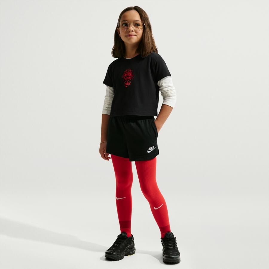 Nike Meisjesshorts van jersey Zwart