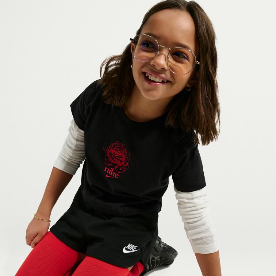 Nike Meisjesshorts van jersey Zwart - Foto 2