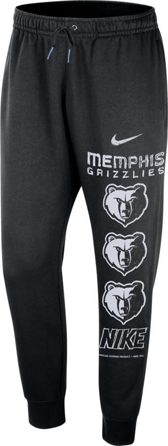 Nike Memphis Grizzlies Courtside NBA Club Fleece joggingbroek voor heren Zwart - Foto 2