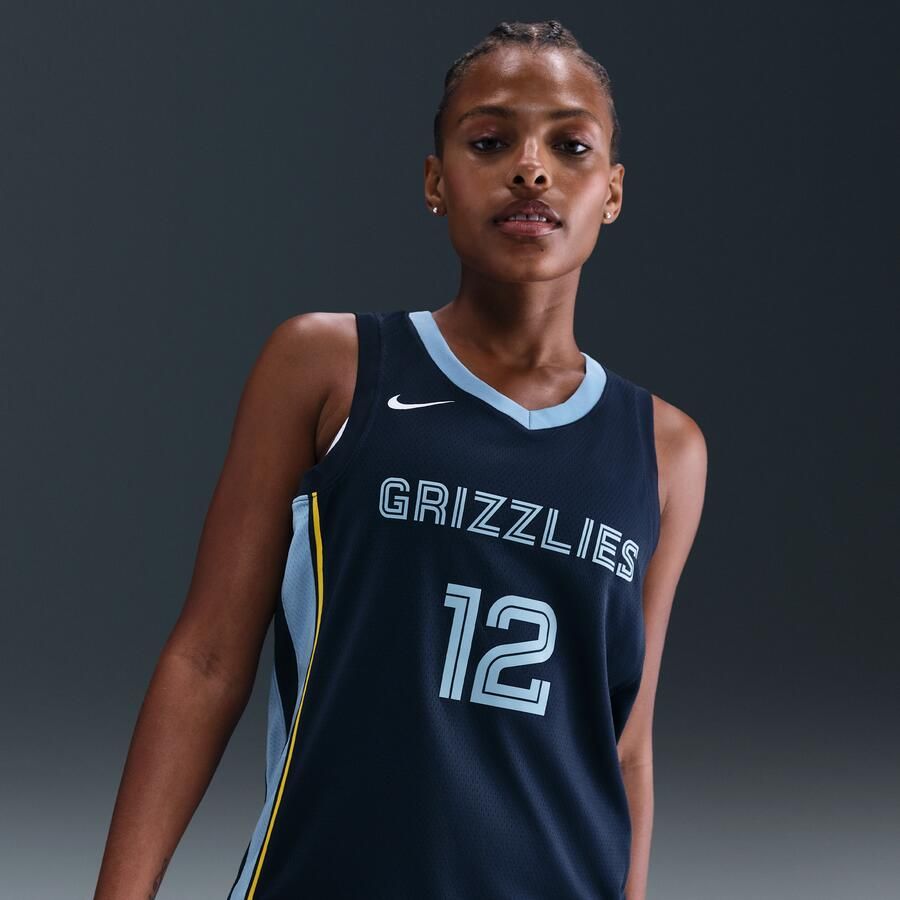 Nike Memphis Grizzlies Icon Edition 2022 23 Dri-FIT Swingman NBA-jersey voor heren Blauw - Foto 3