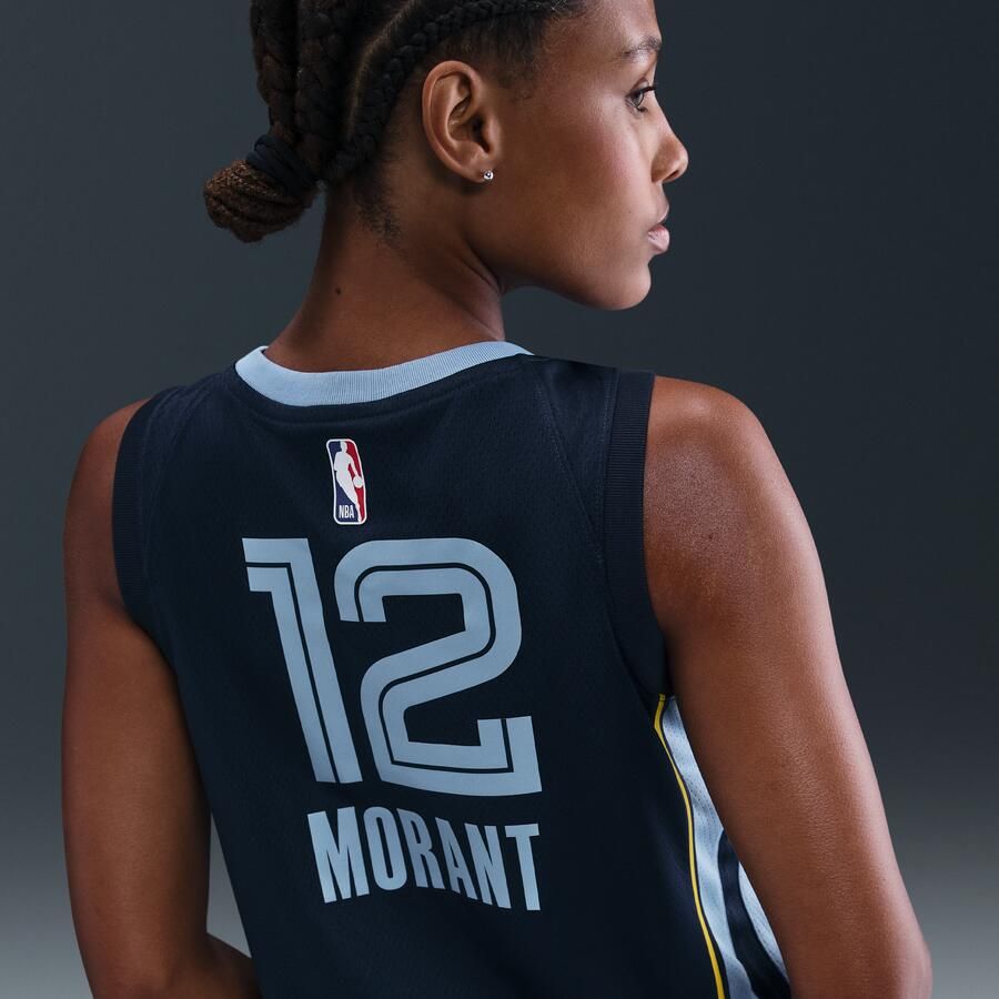 Nike Memphis Grizzlies Icon Edition 2022 23 Dri-FIT Swingman NBA-jersey voor heren Blauw - Foto 5