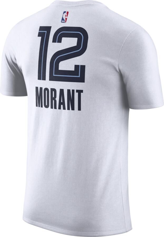 Nike Ja Morant NBA Essential Tee White Heren - Foto 3