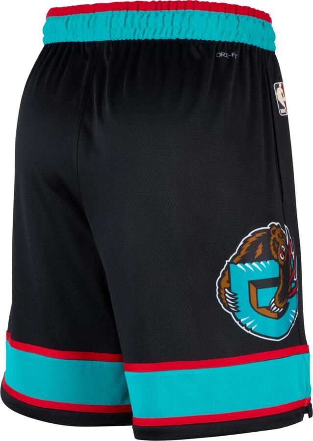 Nike Memphis Grizzlies Swingman 2025 26 Hardwood Classics Dri-FIT NBA shorts voor heren Zwart