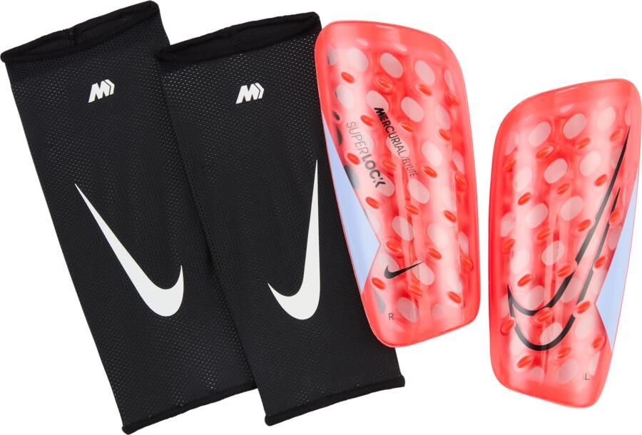 Nike Mercurial FlyLite SuperLock voetbalscheenbeschermers Rood