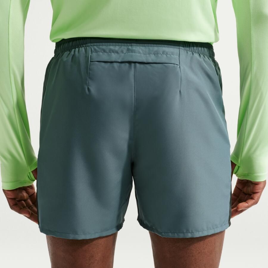 Nike Miler Dri-FIT hardloopshorts met binnenbroek voor heren (13 cm) Grijs - Foto 3