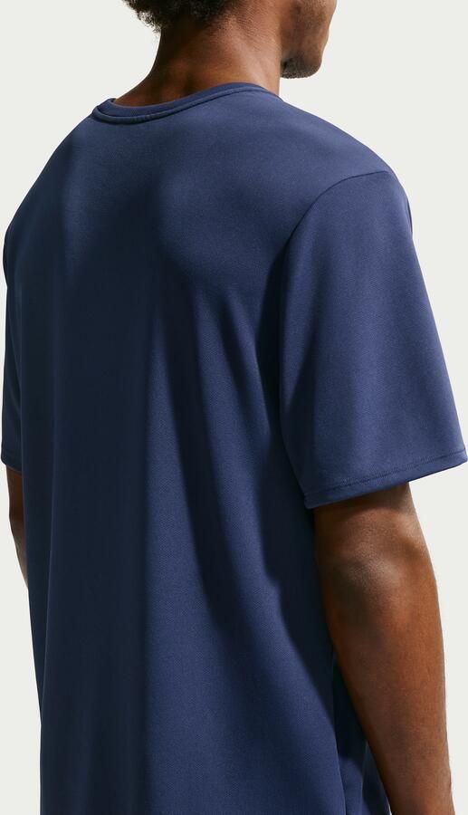 Nike Miler Dri-FIT hardlooptop met korte mouwen voor heren Blauw - Foto 4