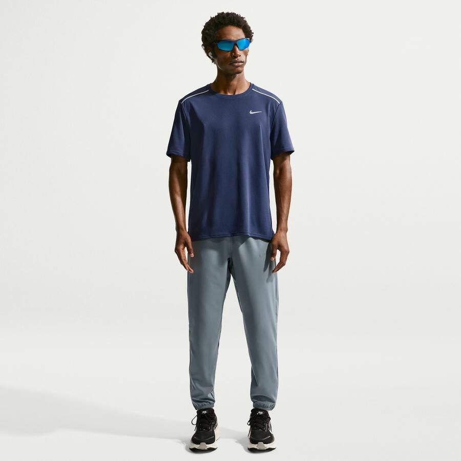 Nike Miler Dri-FIT hardlooptop met korte mouwen voor heren Blauw - Foto 2