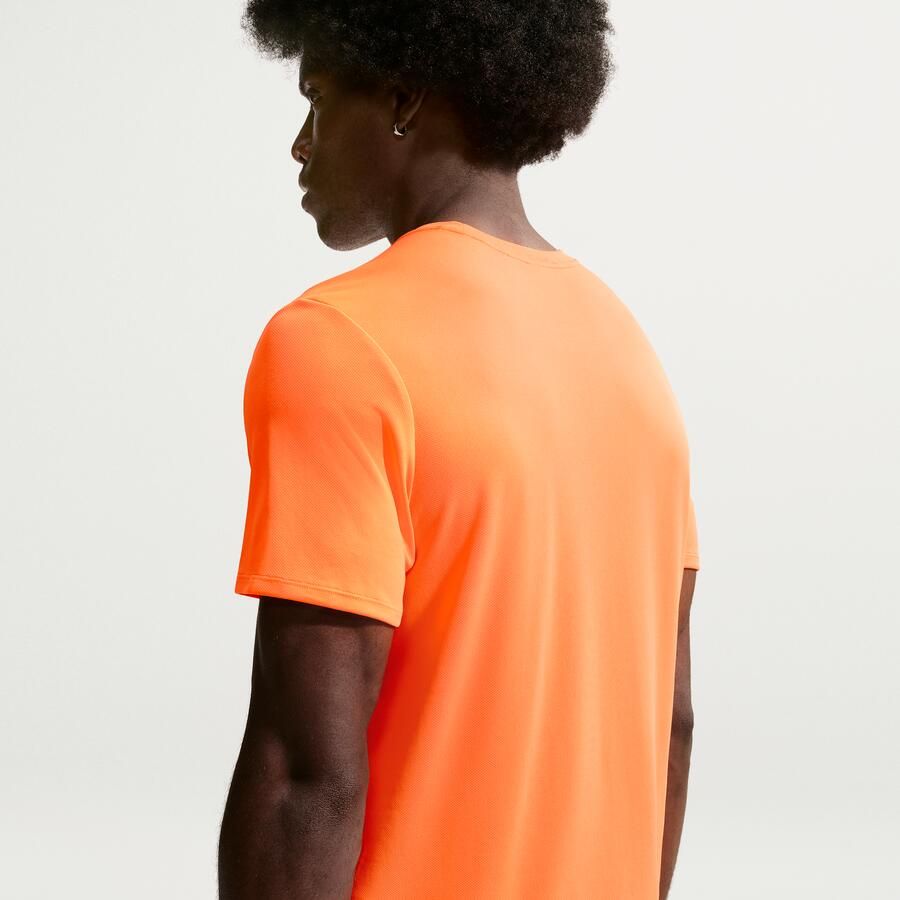 Nike Miler Dri-FIT hardlooptop met korte mouwen voor heren Oranje - Foto 2
