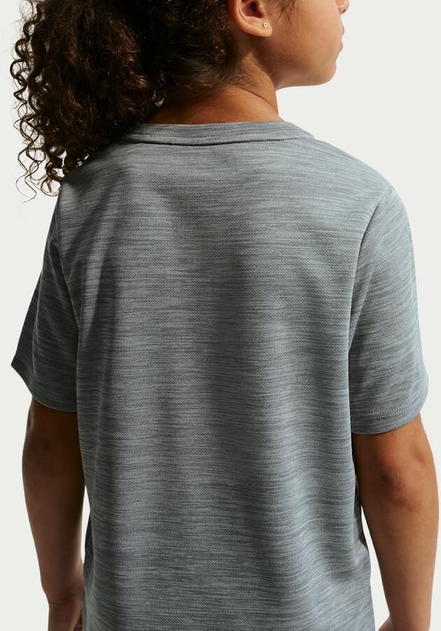 Nike Miler Dri-FIT top met korte mouwen voor kids Grijs - Foto 2