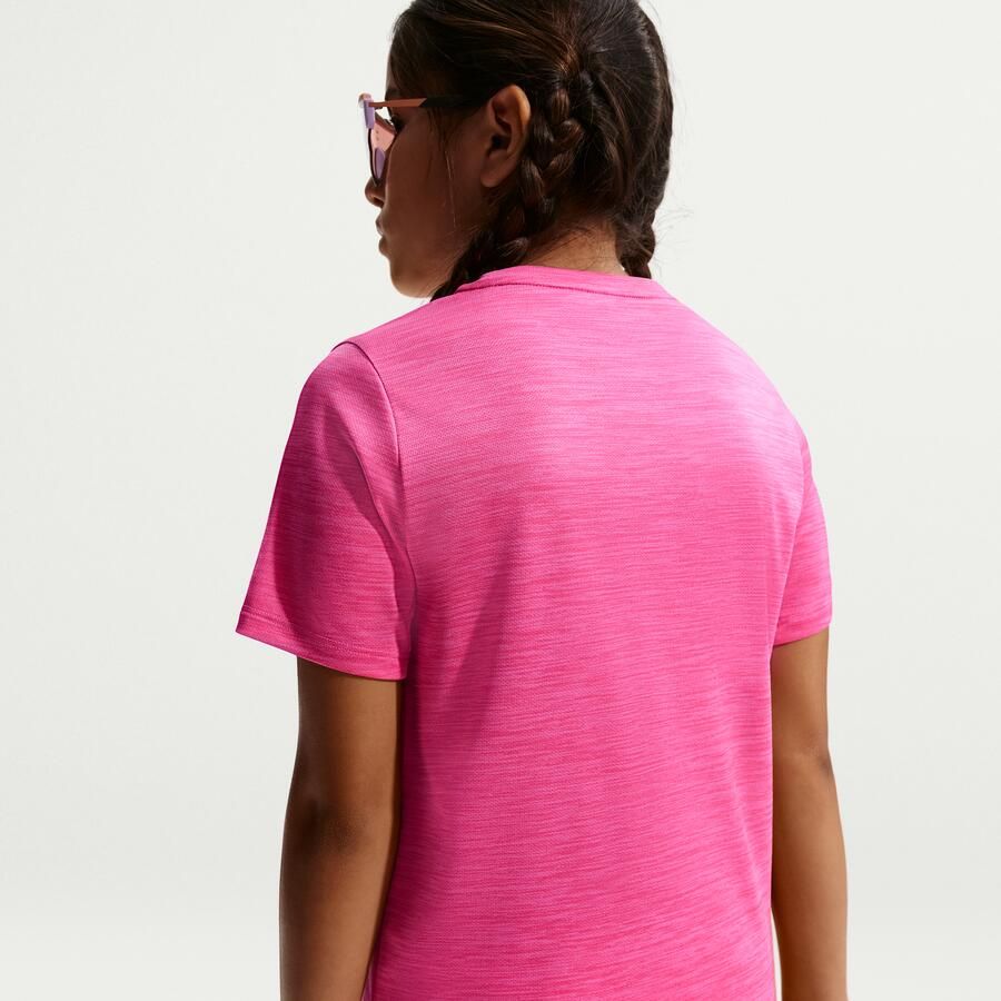 Nike Miler Dri-FIT top met korte mouwen voor kids Roze - Foto 3