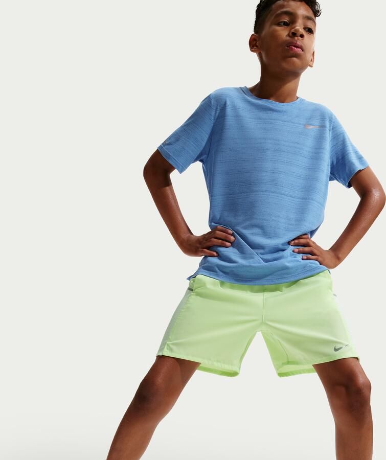 Nike Miler DRI-FIT trainingsshorts voor Groen - Foto 2