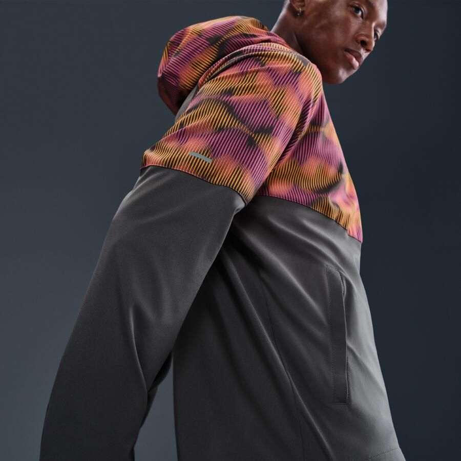 Nike Miler hardloopjack voor heren Grijs