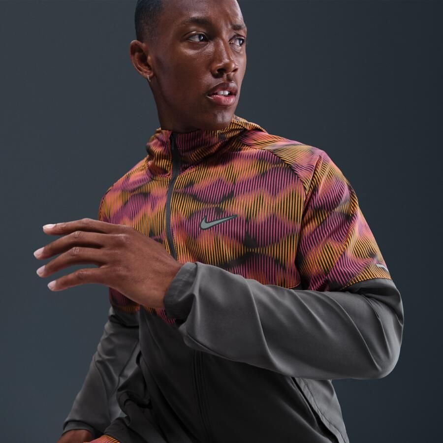 Nike Miler hardloopjack voor heren Grijs - Foto 2