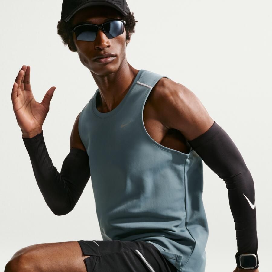 Nike Miler hardlooptanktop met Dri-FIT voor heren Grijs - Foto 2