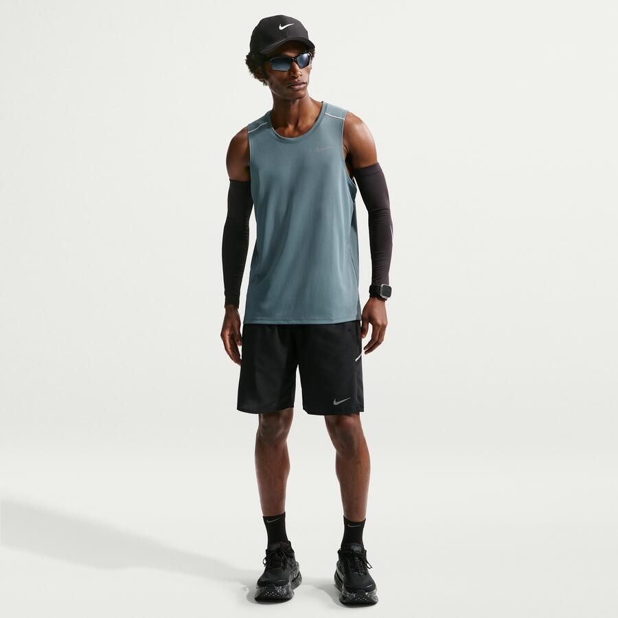 Nike Miler hardlooptanktop met Dri-FIT voor heren Grijs - Foto 3