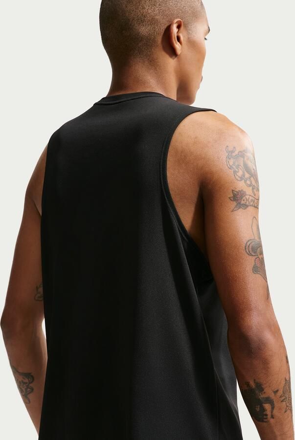 Nike Miler hardlooptanktop met Dri-FIT voor heren Zwart - Foto 4