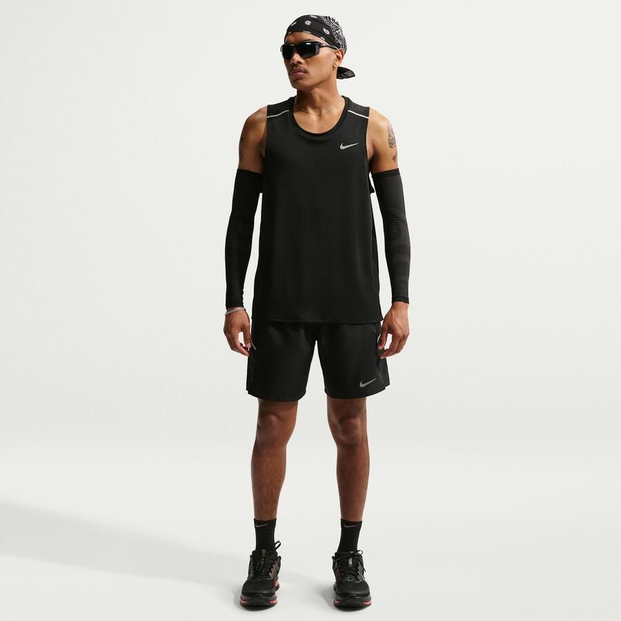 Nike Miler hardlooptanktop met Dri-FIT voor heren Zwart - Foto 2