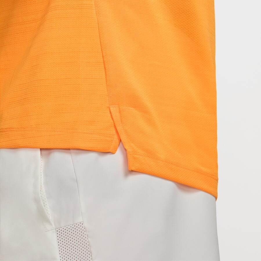 Nike Miler Hardlooptop met korte mouwen voor heren Geel - Foto 2