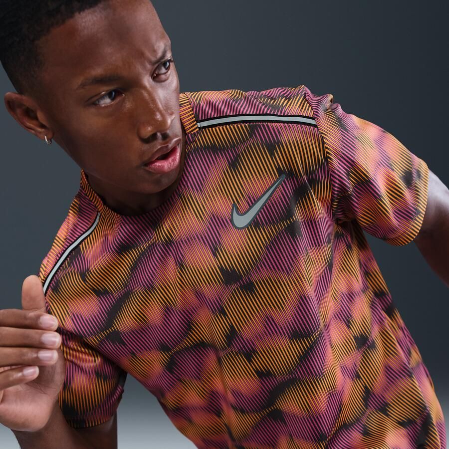 Nike Miler Hardlooptop met korte mouwen voor heren Grijs - Foto 2