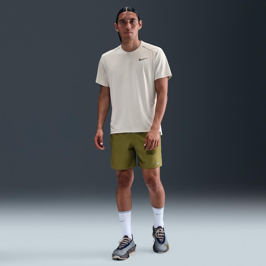 Nike Miler Hardlooptop met korte mouwen voor heren Grijs - Foto 3