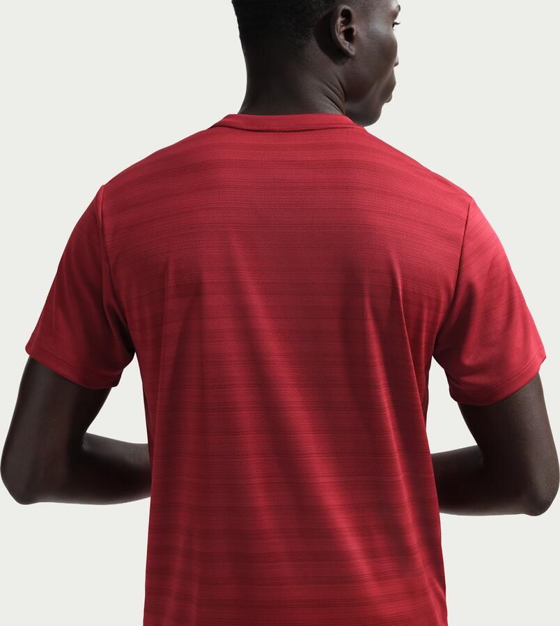 Nike Miler Hardlooptop met korte mouwen voor heren Rood - Foto 3