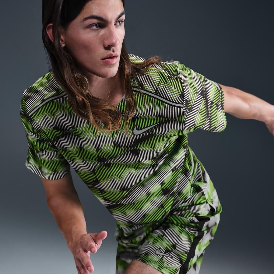 Nike Miler Hardlooptop met korte mouwen voor heren Zwart - Foto 2