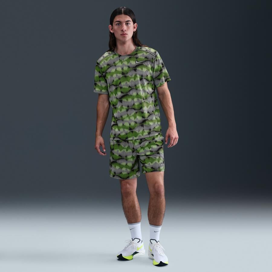 Nike Miler Hardlooptop met korte mouwen voor heren Zwart - Foto 3