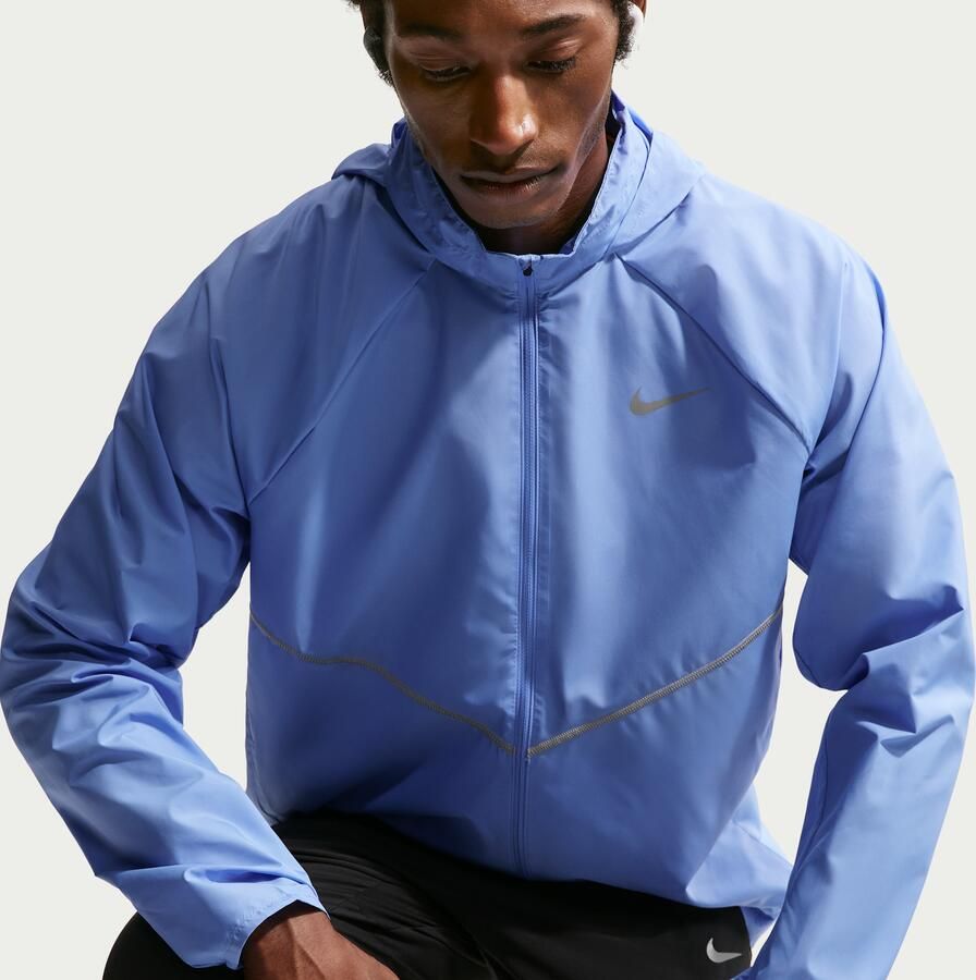 Nike Miler Repel hardloopjack met UV-bescherming voor heren Blauw - Foto 3